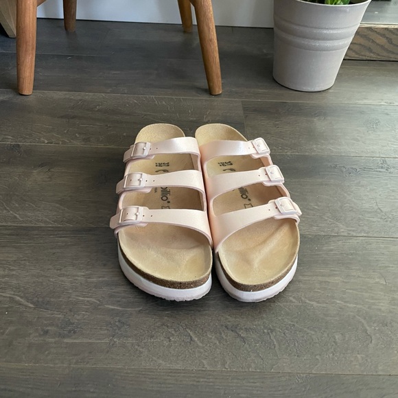 Birkenstock Papillio Florida Pap light pink sandal - Picture 2 of 5